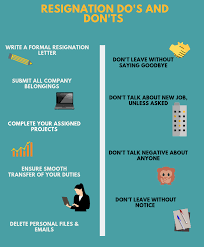 writing a resignation letter format