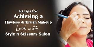 flawless airbrush makeup look