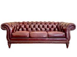 burgundy red chesterfield sofa ebay