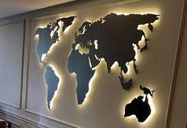 Led World Map Australia