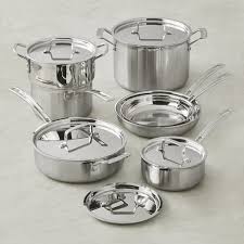 Cuisinart Multiclad Tri Ply Stainless Steel 12 Piece Cookware Set