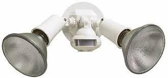 Cooper Lighting 110 Degree Motion Detector Floodlight White Flood Lighting Amazon Com