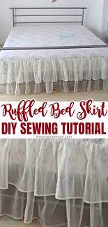 Easiest Way To Sew A Diy Bed Skirt