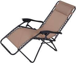 Zero gravity chairs reduce the tension on your body and make you feel weightless each time you recline on one. Outsunny Zero Gravity Adjustable Chair Steel Frame Texteline Beige Mh Star