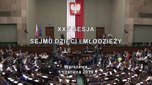 Sejm, the lower house of polish parliament. Xxv Sesja Sejmu Dzieci I Mlodziezy Zapis Transmisji Youtube