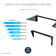vertical wall mount rack bracket
