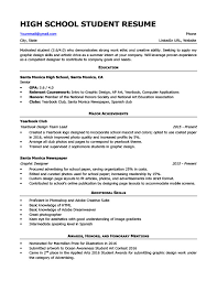 High School Resume Template Writing Tips Resume Companion