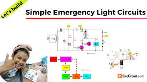 5 Simple Emergency Light Circuit Many