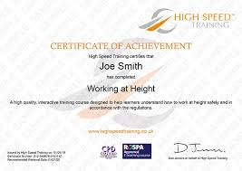 Online Working At Height Training Course