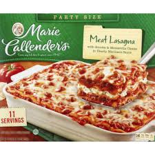 marie callender s lasagna meat party