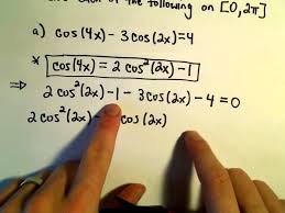 Using Double Angle Identities To Solve