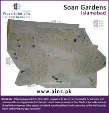 siteplan of soan gardens abad
