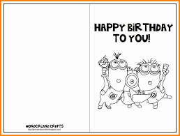 Print Out Birthday Cards Printable Kids Birthday Card