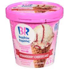 baskin robbins ice cream strawberry