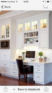 Many modern homes tend to favor open concept floor plans without a formal dining room to maximize space; Estudio Kitchen Desk Areas Kitchen Office Nook Home Kitchens