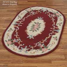 serena aubusson ii fl wool oval rugs