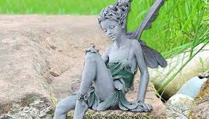 Sitting Fairy Garden Statue 2 Colours