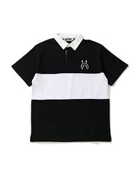 shark one point wide rugby polo shirt
