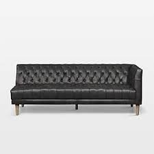 Leather Tufted Sofas Crate Barrel