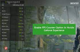 enable fps counter using nvidia geforce