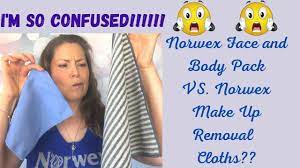 norwex body and face pack or make up