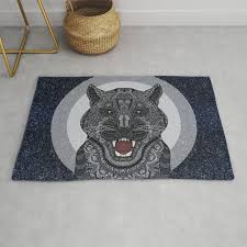 black panther rug by artlovepion