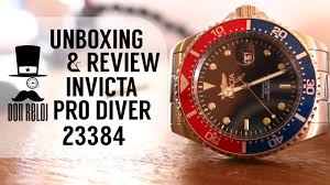 INVICTA PRO DIVER 23384 UNBOXING AND REVIEW BY DON RELOJ - YouTube
