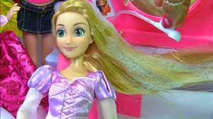 Phim Búp Bê Barbie & Công Chúa Disney Thời Hiện Đại (Tập 3) Nàng Tiên Cá  Ariel & Aurora Đi Gội Đầu- - YouTube
