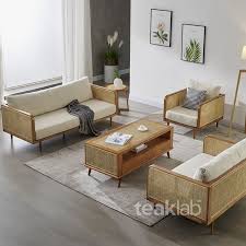 Buy Traditional Rattan Teak Wood Sofa