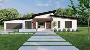 Plan 82719 Modern Style With 3 Bed 3