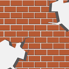 Wall Of Brick Ed Stock Vector By