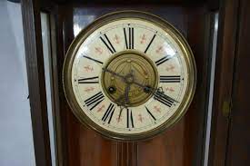 antique german regulator wall clock for