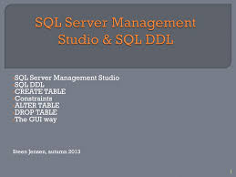 ppt sql server management studio