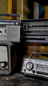 wallpaper radio recorder old