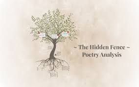 the hidden fence poetry ysis by