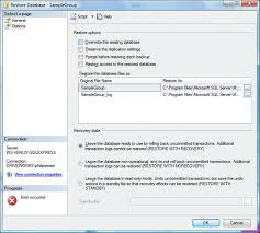 how to re a sql server database