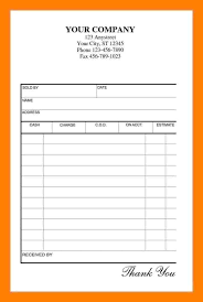 Blank Receipt Template Excel Free Printable Invoice Invoices