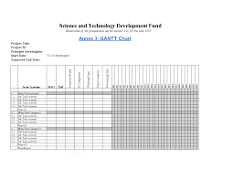 Blank Gantt Chart Excel Templates At Allbusinesstemplates