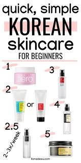 The korean skincare routine involves using a lot of hydrating products that eventually will repair your skin's barrier. Easy 5 Step Korean Skincare A Great Introduction To Korean Skincare Products Korean Skincare Routine Korean Skincare Skin Care