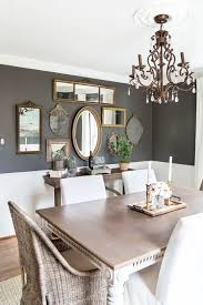 Royal Dining Room With Mirror Ideas