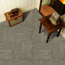 striped commercial carpet tiles office