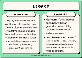 15 legacy exles 2024