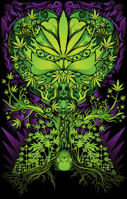 50 psychedelic weed wallpaper