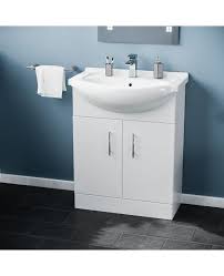 Dyno Modern White Freestanding Bathroom
