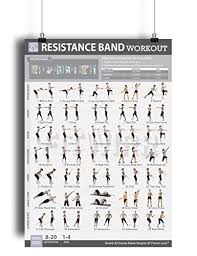 Tone Tighten Home Gym Posters Set Of 5 Exercise Charts 19