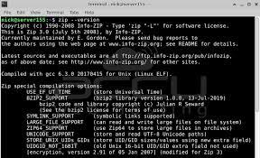 how to create a zip file in linux
