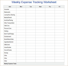 17 Simple Weekly Budget Templates Free Excel Word Pdf Formats