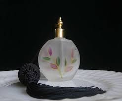 Early Taiwan Made Glass Perfume Bottle