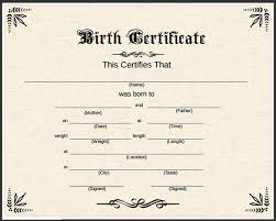 30 Printable Birth Certificate Template Pryncepality