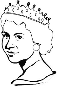 Pokemon coloring pages 1 50. Coloring Queen Elizabeth Ii With Her Crown Picture